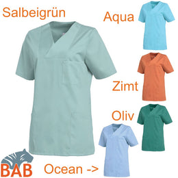 LE-08-2732 Damen Schlupfkasack olive, zimt, ozeanblau, aqua,salbei
