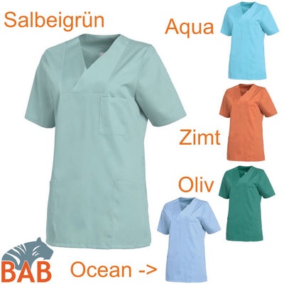 LE-08-2732 Damen Schlupfkasack olive, zimt, ozeanblau, aqua,salbei