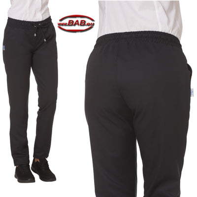 LE-08-7550-10 Farbige Damenhose mit elastischem Bund