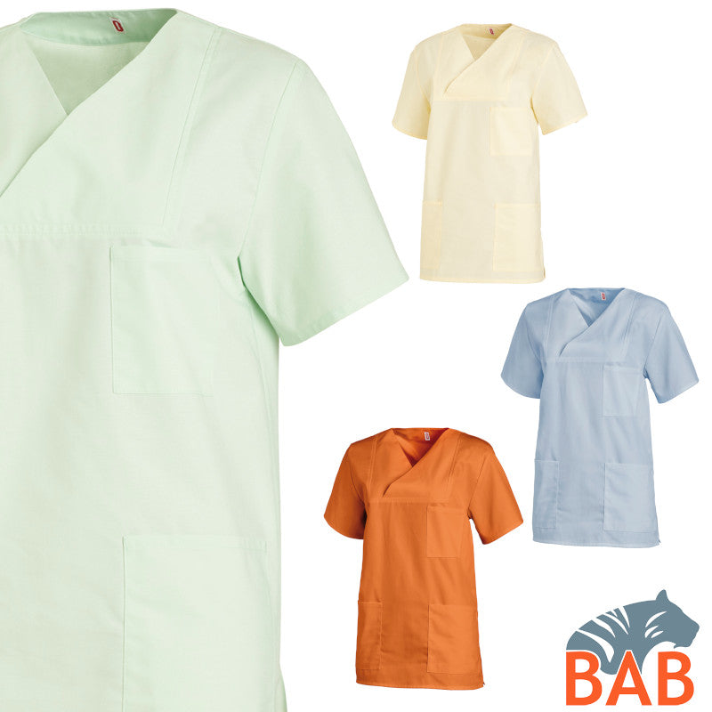 LE-08-769 OP-Kasack Schlupfkasack in mint, orange, gelb, hellblau