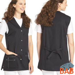 LE-10-2472 Westenkasack ohne Arm in schwarz