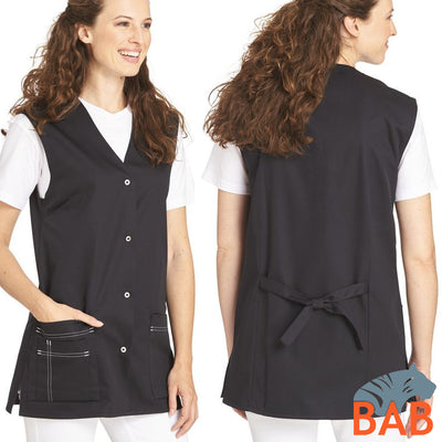 LE-10-2472 Westenkasack ohne Arm in schwarz