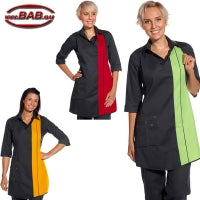 LE-SOPO-11-2540 farbige Damen-Latzschürzen, 1 Tasche
