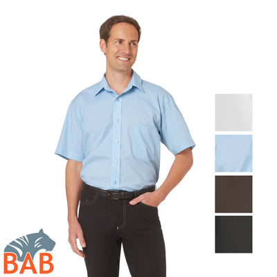 LE-12-1238 Stretch-Herrenhemd 1/2 Arm in versch. Farben