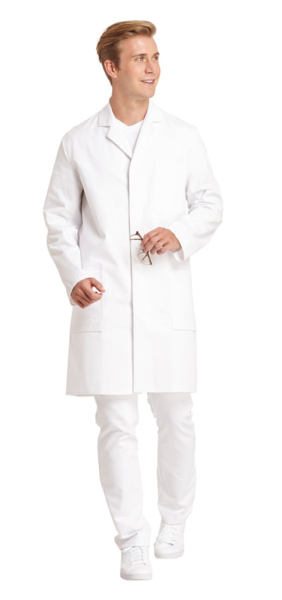 LE-12-181 Herrenmantel in weiss