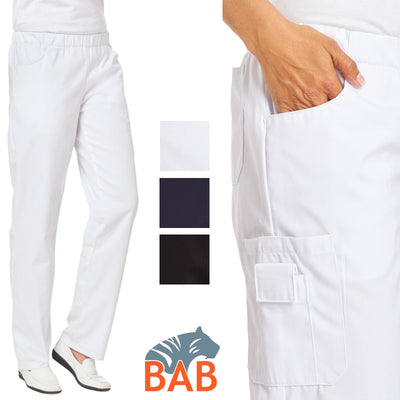 LE-12-2370-01 Damen u. Herren Schlupfhose in weiss