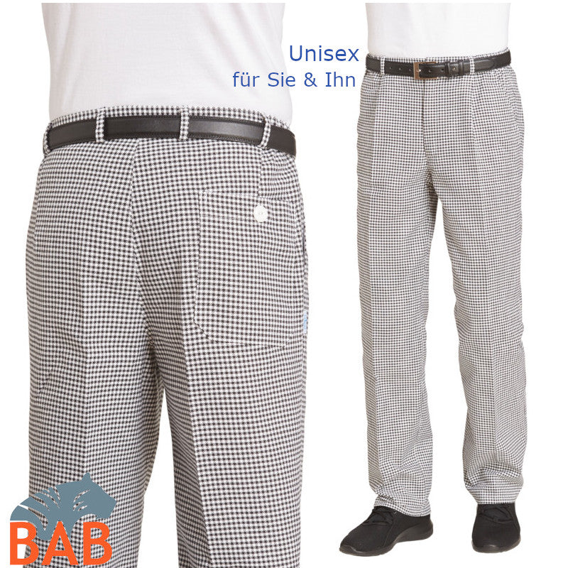 LE-12-5350-25 Koch- Bäckerhose für Sie und Ihn Normalgrößen