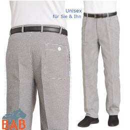 LE-12-5353 Koch- Bäckerhose für Sie und Ihn Übergrößen 68 70