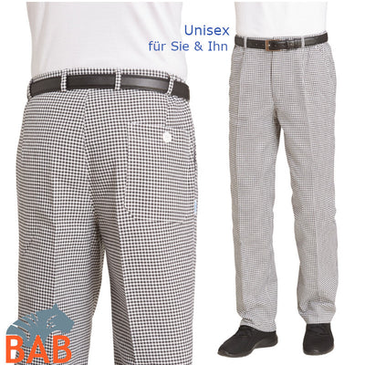LE-12-5353 Koch- Bäckerhose für Sie und Ihn Übergrößen 68 70