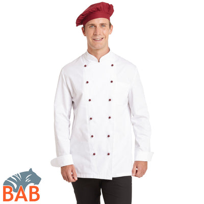 LE-12-5513 Kochjacke 100% Baumwolle in Übergrößen 66- 70