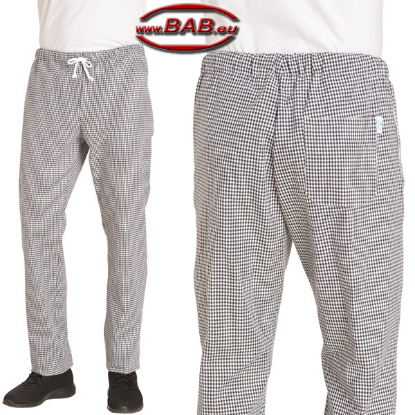LE-12-6940 Schlupfhose für Koch & Bäcker in pepita