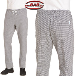 LE-12-6940 Schlupfhose für Koch & Bäcker in pepita
