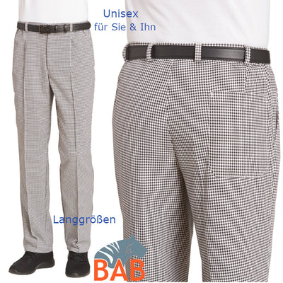 LE-12-8801-25 Kochhose für Sie und Ihn in Langgrößen