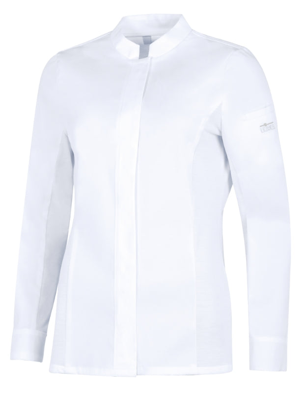LE-08-1373-01 Kochhemd für Damen weiß