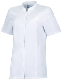 LE-08-1383 Kochhemd für Damen 1/2 Arm in weiß