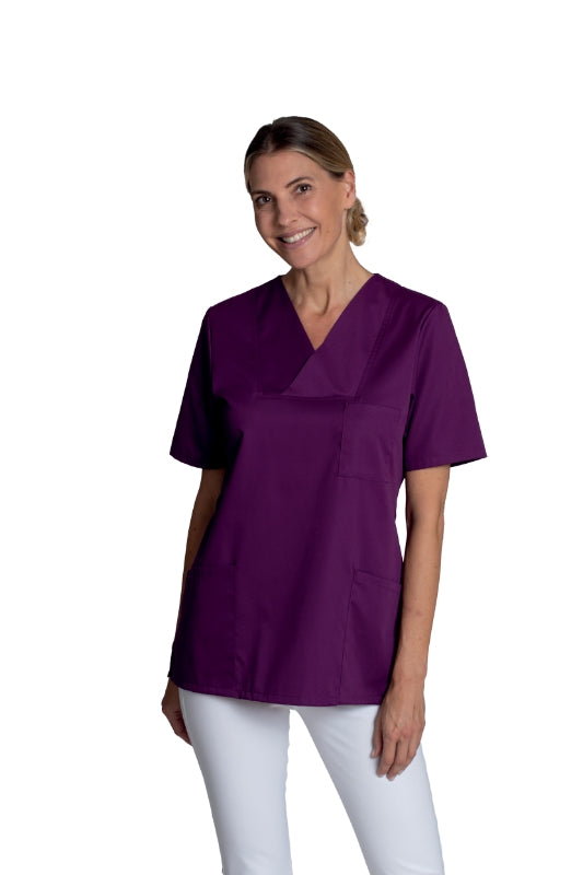 LE-08-2732 Damen Schlupfkasack blau,grün,brombeere,schwarz, flieder,beige
