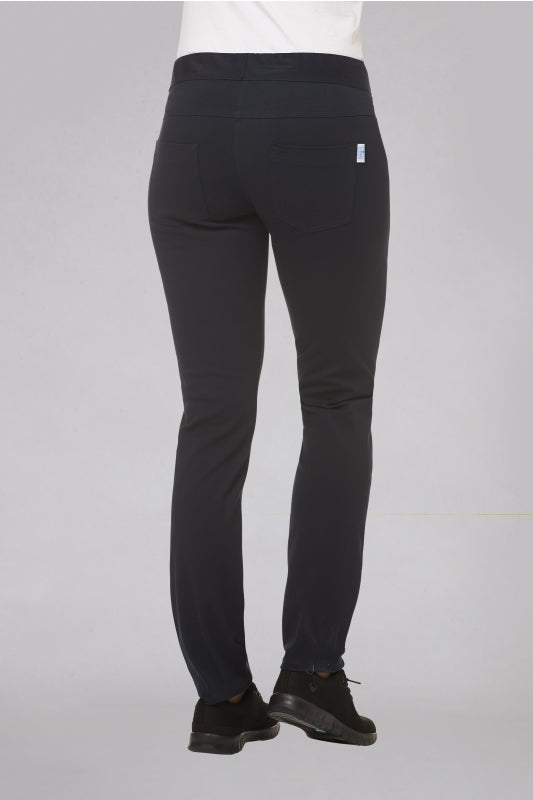 LE-08-7810-10 Damenschlupfhose-BI Stretch / Slim Style schwarz