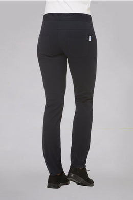 LE-08-7810-10 Damenschlupfhose-BI Stretch / Slim Style schwarz