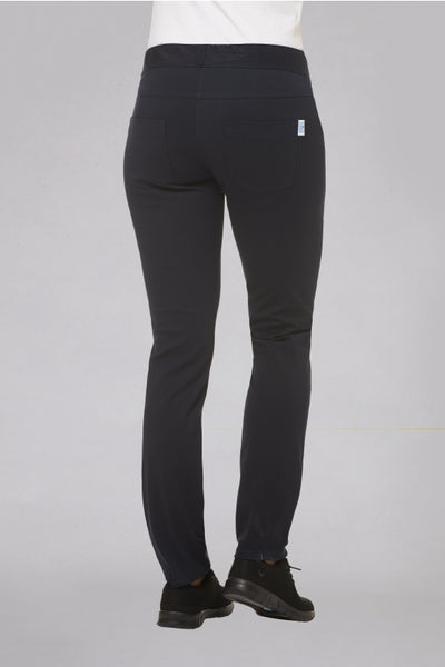 LE-08-7810-10 Damenschlupfhose-BI Stretch / Slim Style schwarz