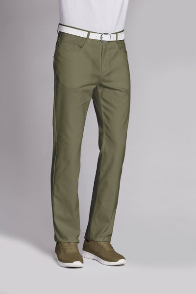 LE-12-8550-37 Herrenjeans in oliv
