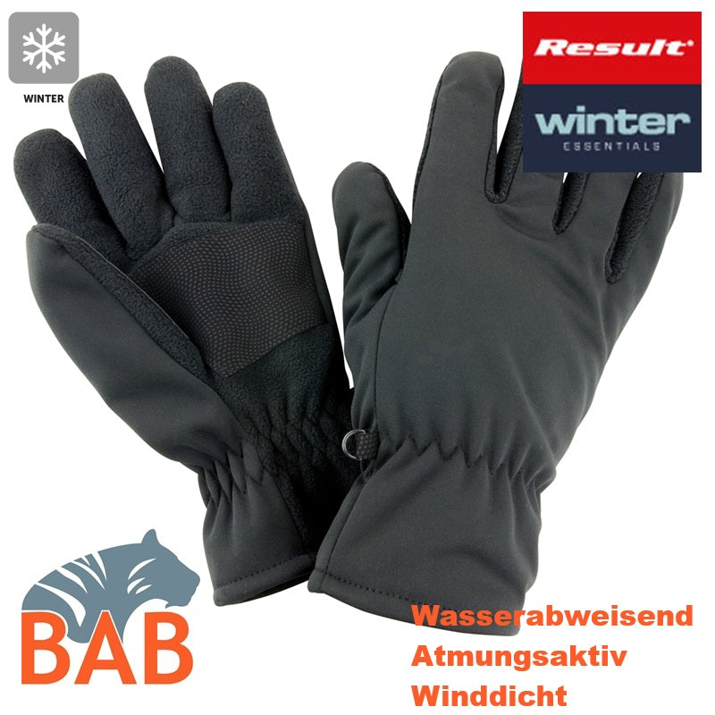 RC364 Result Winter Essentials Softshell Thermal Glove