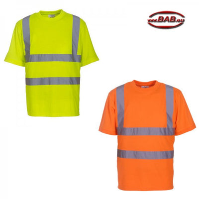 LS-YK410 Kurzarm Warnschutz Shirt  Reflektionsstreifen