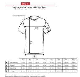MYS110 Unisex Tee Miners mate supersize 4XL-15XL