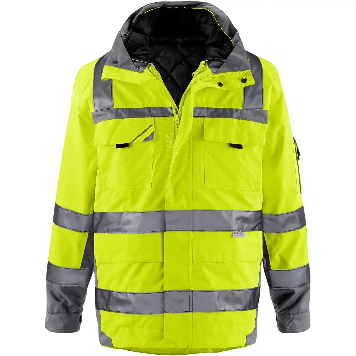 PKA-WIPA3in1 Warnschutzparka 3in1  warngelb-grau M  XXL