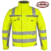 PKA-WISJ Warnschutzjacke Softshell warngelb-grau S  M