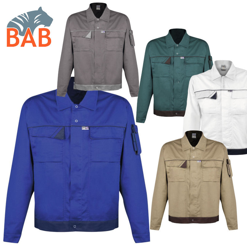 PKA SOPO  Praktika Arbeitsjacke Arbeitsblouson khaki weiss kornblau Auslaufmodell