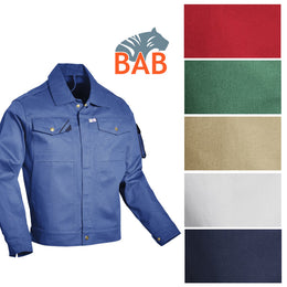 PKA SOPO Star Arbeitsjacke Blousonjacke Baumwolle kornblau, rot, weiß