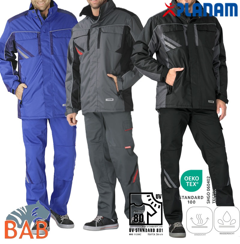 Planam Highline  230  Winterjacke mit einrollbarer Kapuze
