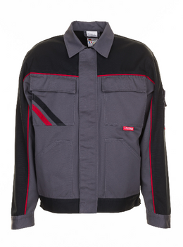 Planam 2312 Highline Arbeitsjacken schiefer-schwarz-rot