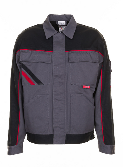 Planam 2312 Highline Arbeitsjacken schiefer-schwarz-rot