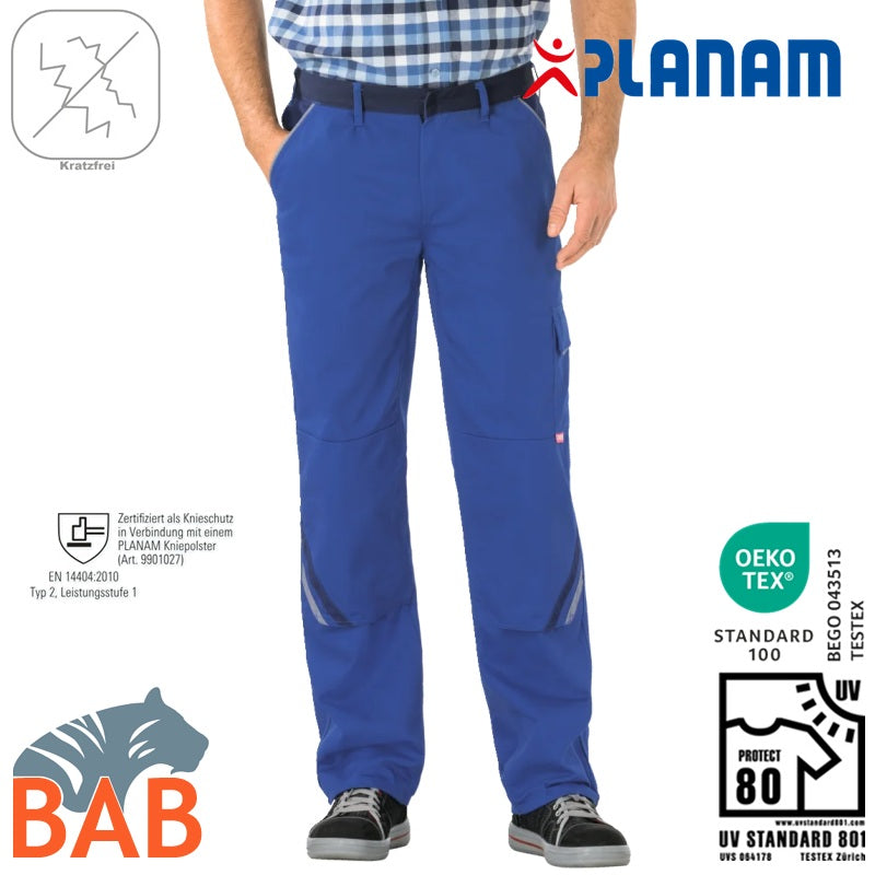 Planam 2320 Highline Arbeitsbundhosen kornblau marine zink bis Gr.70