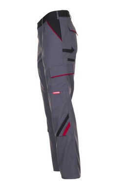 Planam 2322  Highline  Arbeitsbundhosen schiefer schwarz rot