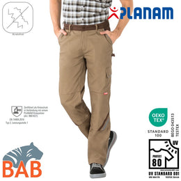 Planam 2324 Highline Arbeitsbundhosen khaki braun zink bis Gr.70
