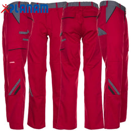 Planam 2326 Highline Arbeitsbundhosen rot schiefer schwarz bis Gr.70