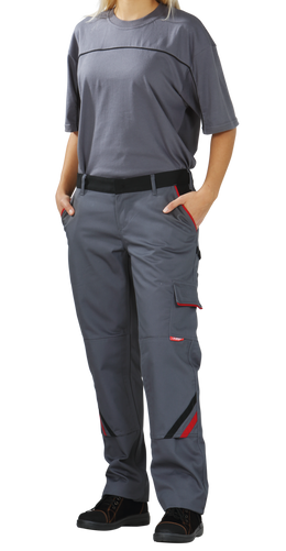 Planam 2329 Highline Arbeitshose Damen grau schwarz