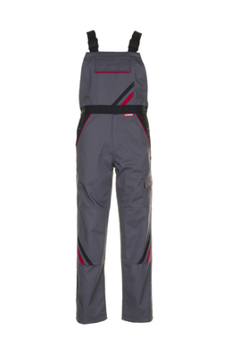 Planam 2332 Highline Arbeitslatzhosen mit Knietaschen schiefer schwarz rot