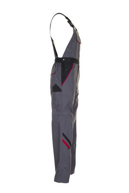 Planam 2332 Highline Arbeitslatzhosen mit Knietaschen schiefer schwarz rot