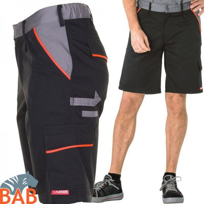 Planam Visline Arbeitsshorts schwarz