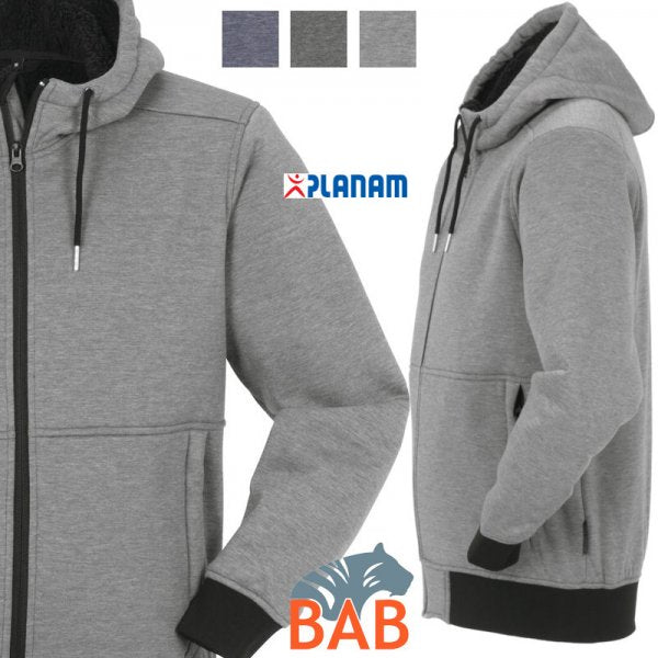 Planam Iceland Hoodie mit Teddyfutter Outdoor