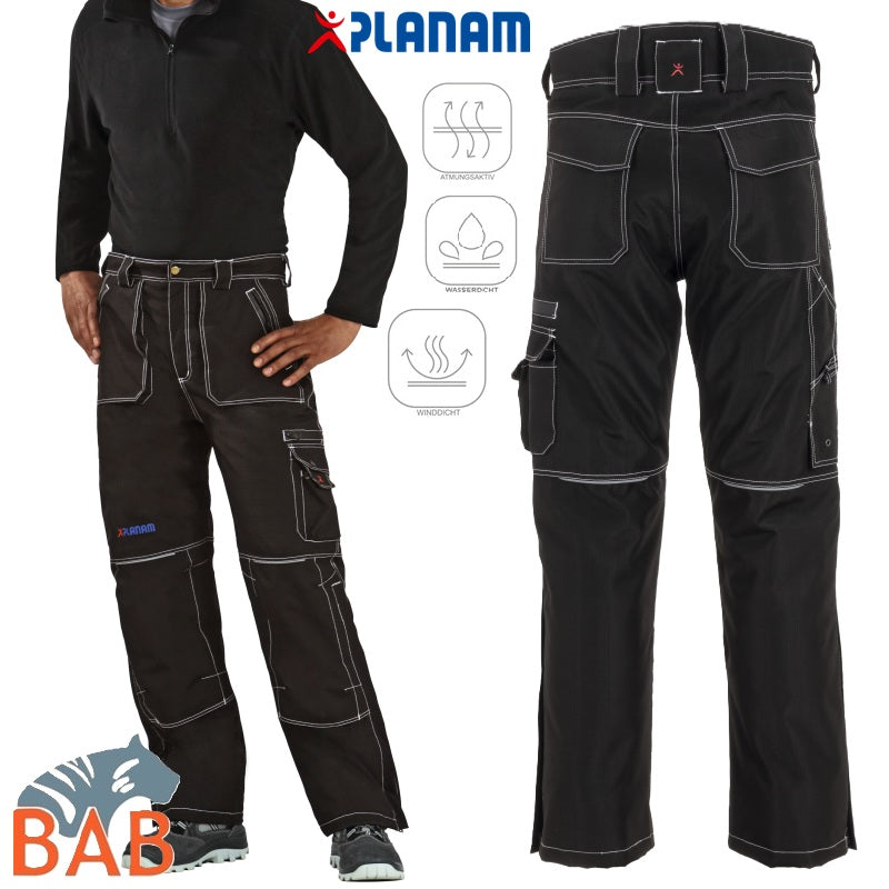 Planam Basalt Winterhose - die Workwearhose für den Winter