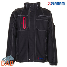 Planam 3390 Basalt Winterjacke atmungsaktiv wasserdicht winddicht