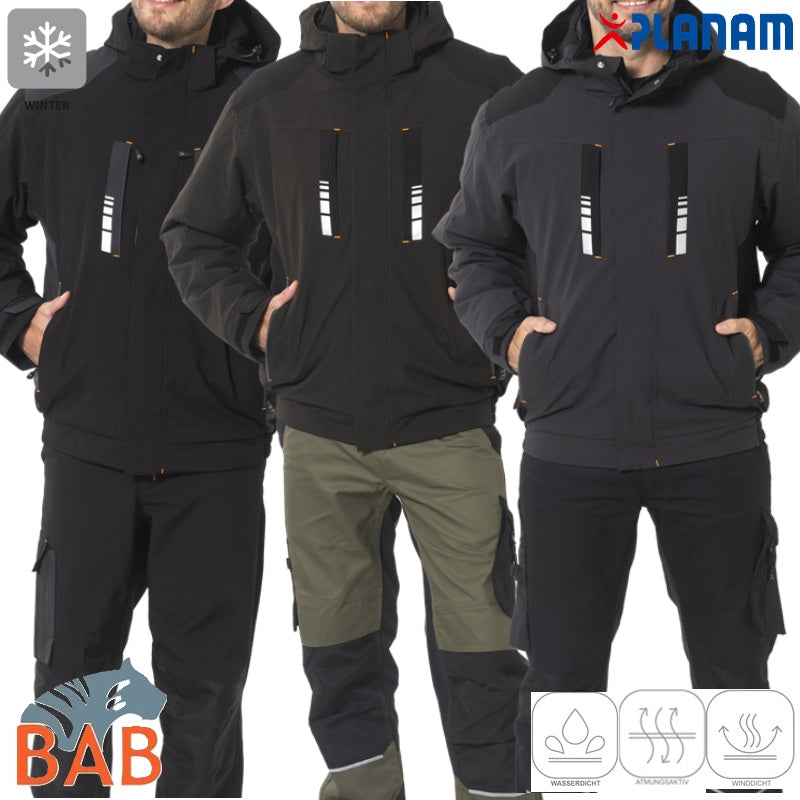 Planam 381 Moto Winterjacke atmungsaktiv, wasserdicht, winddicht