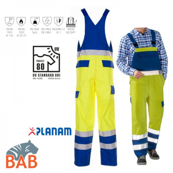 Planam Major Protect Warnschutz Latzhose