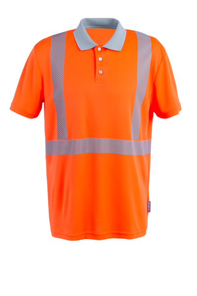 Planam Norit- Warnschutz Polo-Shirt Kurzarm