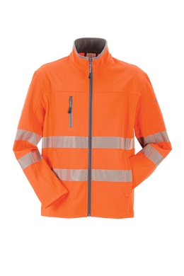 Planam Norit-Warnschutz Pure Softshelljacke Herren