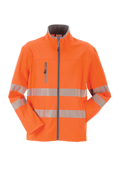 Planam Norit-Warnschutz Pure Softshelljacke Herren